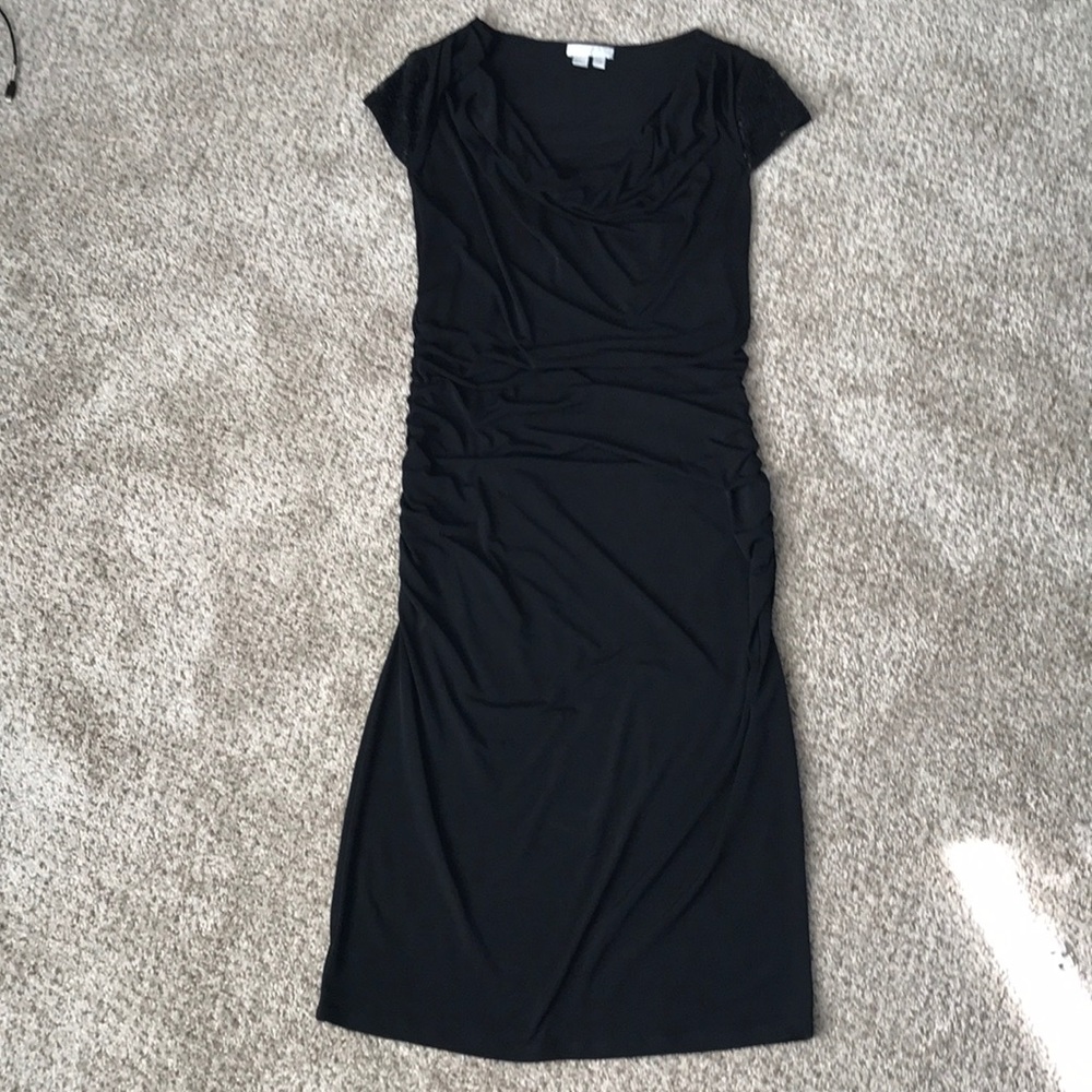 Black cocktail dress